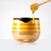 4 Pcs Bee Lip Balm Honey Pot,Honey &amp; Strawberry Lip Mask Propolis Moisturizing Lip Balm. (2Pcs Honey &amp;2Pcs Strawberry)
