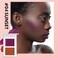 Purple Blush for Cheeks, Highly Pigmented Cream Blush for Mature Skin, Long Lasting Lavender Blush for Dark Skin, Soft Blush Duo Mineral Matte Blusher Dewy Finish Creme Palette Natural Look Vegan(04#)
