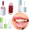 Qeuly 4 Piece Lip Gloss Tubes, 6ml Empty Lip Gloss Tubes with Wand, Clear Plastic Lip Gloss Containers for Skin Care Oil DIY Makeup Lipgloss Making Kit (D25xH86mm)