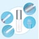 Mydio 50 Pack 1.2ML Clear Mini Lip Gloss Tube Empty Lip Balm Containers With Silver Lid for Lipstick (Silver)