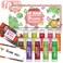 10 Pack Natural Lip Balm Bulk with Vitamin E and Coconut Oil - Moisturizing, Sootand cracked Lips, Mini Chap Stick Gifts for Kids Women Men- 10 Flavors - Non-GMO