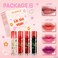 4PCS Rolling Ball Lip Oil Set, Long Lasting Hydrating &amp; Moisturizing Lip Gloss Set for Kids Lip care, Transparent Lip Gloss for Dry and Chapped Lips (Set B, 0.16 Oz/Pcs)