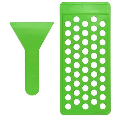 RONRONS Professional Lip Balm Crafting Kits, Lipsticks Filling Tray and Spatula DIY Lipstick Gifts for Women Girls (Green)
