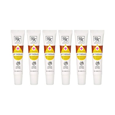Ruby Kisses Hydrating Lip Therapy Treatment Gloss Cocoa Butter RLO03D1 (6 PACK)