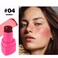 Cooling Water Jelly Tint Blush, Multi-Use Love Blush Tint Stick, Sheer Lip &amp; Cheek Stain Makeup Stick, Moisturizing Buildable Bouncy Jelly Texture, Cruelty Free (04#, 0.32oz)