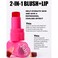 Cooling Water Jelly Tint Blush, Multi-Use Love Blush Tint Stick, Sheer Lip &amp; Cheek Stain Makeup Stick, Moisturizing Buildable Bouncy Jelly Texture, Cruelty Free (04#, 0.32oz)