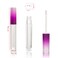 COSIDEA 24PCS Empty Hexagon Shape Lip Gloss Tubes 5ml 0.17OZ Gradient Purple lipgloss Tube with Wand Applicator for Lip oil tint bottles container