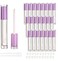 COSIDEA 22 pack empty round 5ml Purple lip gloss tubes cute lipgloss tube containers with wand wholesale in bulk lip balm container packing