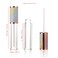COSIDEA 15pcs Round Empty 5ml 0.17oz lip gloss tubes with wand and rainbow leather cap Lipgloss tube containers for lip oil packing