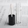 COSIDEA 20pcs Round 4ml 0.13oz Black Empty lip gloss tubes with wand Lipgloss tube containers for lip oil packing