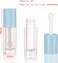 COSIDEA 14pcs Empty 6ml big doe foot wand Chunky lip gloss tubes for DIY lipgloss,Pink round lipgloss containers tubes with thick wand (Blue)