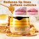 3PCS Honey Lip Balm, Vitamin E Moisturizing Propolis Sleeping Lip Mask, Effective Reduces Lip Lines Prevention Dry and Cracked Lip Scrubs Exfoliator Smoothing Dry Lip Care