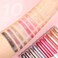 LANGMANNI 2 Colors Diamond Glitter Lip Gloss Set,Long Lasting High Shine Shimmer Liquid Lipstick Set,Hydrating,Moisturizing Lip Gloss Kit Gift Makeup For Girls(#01+02)