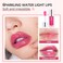Plumping Lip Oil Lip Glow Oil Lip Gloss Oil Lip Stain Long Lasting Hydrating Non-sticky Big Brush Head Glitter Shine Clear Lip Oil Tinted for Lip Care and Dry Lips -015 Cherry Red