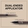 3 Pcs Eyebrow Pencil Set, with 2 Dual Ended Waterproof &amp; Long Lasting Liquid Eyebrow Pen and with 1 Eyebrow Brush, Chestnut