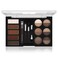 Eyebrow Powder Palette Set - 12 Colors, 5 Mascaras, 4 Stencils, Brush &amp; Pencil, Volumizing Gel for Natural Brows