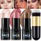 3Pcs Cream Contour Stick Makeup Kit - Cream Blush Stick Highlighter Stick Contour Bronzer Stick for Cheeks, Waterproof Long Lasting Blendable, Contour Stick Trio for Face Makeup (#02, 05, 06)