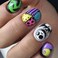 Halloween Nail Stamping Plates Nightmare Christmas Nails Stamping Kit The Day of Dead Ghost Holiday Nail Stamping Plate Nail Stamper Kit for Women Halloween DIY Manicure Accessories