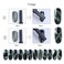 14 Pieces Black Cat Eye Magnet for Nails Nail Magnet Tool Magnet Plate Wand Board Magnetic Pen Stripe Nail Magnet Double Ended Magnet Wand Magnet Stick for Cat Eye Gel Nail Polish