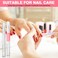 Nail Oil Pen 50Pcs 3ml Empty Cuticle Oil Pen Travel Transparent Twist Pens with Brush Tip for Nail Oil, Eyelash Growth Liquid Tube, Cosmetic Lip Gloss Container Applicators + 72pcs Label