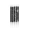 5 Pcs/Set Double-ended Nail Art Dotting Pens Nail Art Design Dotting Painting Pen Tool Nail Decorations Brush Set Tools(Size 2)