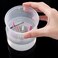 1 Piece Nail Art Tool Cleaning Cup Nail Art Tool Sterilizer Cup Nail Tools Cleaning Tray Box Container Net Basket Case Manicure Tools Jar Soak Box for Nail Art Accessories, Light-Pink
