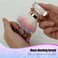 Nail Dust Brush for Nails, Nail Art Dust Powder Remover Brush, Pink Rose Cleaner Brush for Makeup or Blush Nail Arts Brush, Nail Dusting Brush Tools