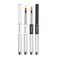 LWBTOSEE 2PCS Nail Ombre Brush Nail Art Painting Pen Brush UV Gel Polish Gradient Color Rhinestone Crystal Acrylic Nail Drawing Pen