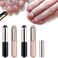 4PCS Ombre Nail Brush, Silicone Nail Brushes for Nail Art, DIY Nail Art Tools for Chrome Nail Powder, Reusable Nail Dust Brush, Portable Nail Design Brushes for Gel Polish Gradient