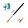 DANNEASY 5Pcs Ombre Nail Brush Nail Art Brushes Set Nail Ombre Brush Nail Pens Nail Gradient Brush Nail Design Kit Nail Art Tools