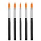 DANNEASY 5Pcs Ombre Nail Brush Nail Art Brushes Set Nail Ombre Brush Nail Pens Nail Gradient Brush Nail Design Kit Nail Art Tools
