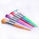 DANNEASY 7pcs Nail Dust Brush Nail Art Brush Nail Powder Brush Nail Brushes for Cleaning Dust Makeup Dipping Powder Blush Brushes Nail Art Tools