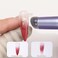 WOKOTO 1pcs Chrome Blue Double-Headed Nail Art Brushes Silicone Ombre Nail Brushes And Nail Dust Brushes Picking Dotting Gradient Pen Brush Nail Ombre Brush For Acrylic Nails Painting Cleaning