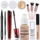 PHOERA Foundation,PHOERA 9D Mascara,PHOERA Makeup Foundation Full Coverage,PHOERA Primer, PHOERA Powder, PHOERA Concealer, Kabuki Brushes Makeup Foundation Brush Powder Brush Concealer Brush