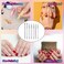 8pcs Nail Art Brushes Resin Palette Gel Design Nail Art Brushes Set, Nail Tech Dotting Supplies Tools Nail Polish Mixing Palette, Nail Gel Painting Brush for Nail Art Home Salon Carving Pen Manicure