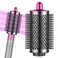 Upgraded Large Round Brush Attachment for Dyson Air wrap Jumbo Bigger Oval Round Volumizing Brush for Dyson Airwrap Accessories, Rose