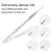 Etercycle 5Pcs Nail Art Liner Brushes, Nail Gel Polish Painting Brush Set, Thin Nail Art Dotting Drawing Pen (7/9/11/15/20mm)