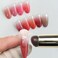 KAAGEE 3Pcs Silicone Nail Brush Ombre Nail Brush, Silicone Nail Tool Reusable Nail Art Brushes for Gel Polish, Nail Paint Brush Nail Gradient Brush Manicure DIY Tool (Black/Pink/Red)