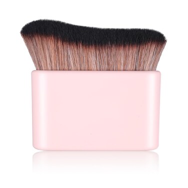 Self Tan Brush Soft Body Makeup Brush Portable Self Tanning Brush Self Tanner Face Brush For Body &amp; Leg Makeup (Pink)