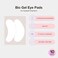 Curacoro Biogel Eye Pads For Eyelash Extension   Under Eye Pads Eyelash Extension Supplies   Soft Sticky Pads for Sensitive Skin during Eyelash Perm Lamination, Lash Extensions Remover (10 Pairs)