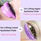 Eyelash Perm Pads Lash Lift Rods Eyelash Perm Silicone Pads 9 Sizes 18 Piece Reusable Soft Lash Lift Pads Shield for Different Length Eyelashes Perfect Lifting (Violets)
