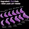 Eyelash Perm Pads Lash Lift Rods Eyelash Perm Silicone Pads 9 Sizes 18 Piece Reusable Soft Lash Lift Pads Shield for Different Length Eyelashes Perfect Lifting (Violets)