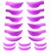 Eyelash Perm Pads Lash Lift Rods Eyelash Perm Silicone Pads 9 Sizes 18 Piece Reusable Soft Lash Lift Pads Shield for Different Length Eyelashes Perfect Lifting (Violets)