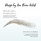 Waterproof Eyebrow Tattoo Stickers. A real hair stroke look. Hair replacement without surgery. Solution for hair loss. Bushy eyebrow tattoos. (New Los Angeles, Light Brown)