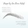 Waterproof Eyebrow Tattoo Stickers. A real hair stroke look. Hair replacement without surgery. Solution for hair loss. Bushy Tinted eyebrow tattoos. (New Hollywood, Dark Brown)
