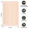 Guapa 3pcs Silicone Eyebrow Practice Skin Ombre Powder Brows Fake Skin Sheet Double Sides Microblading Practice Skin for Tatto Artists and Beginners (3pcs Skins with Golden Outline)