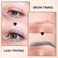 Libeauty Lash Color Kit, Instant Eyebrow Colour Kit Voluminous Natural Black Coloring Lasts for 4 Weeks Lash &amp; Brow Treatment (without silicone eye patch）