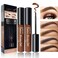 2 Pcs Peel Off Tattoo Eyebrow Gel Set, Natural Color Eye-Brow Gel Long-Lasting Waterproof Eyebrow Tattoo, Easy Peel Off Eyebrow Brow Tattoo Makeup -Up To 3 Days (Light Brown)