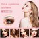 Molain 4D Hair-Like Eyebrow Tattoos Stickers 6 Sheets Waterproof Long-lasting Eyebrow Transfers Stickers Peel Off Eyebrow Sticker for Eyebrow Grooming Shaping 1 Style 66 Pairs Black