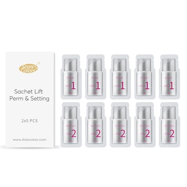 Fast Perm Lash Lift Kit Eyelash Perm Kit Perm&amp;Setting Lotion (Quantity: 2&times;5 Packs)